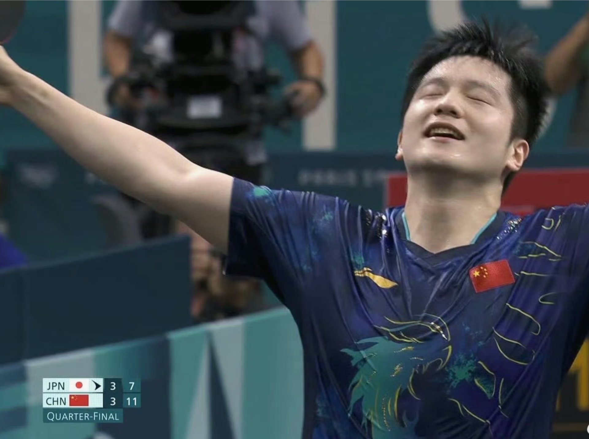 德国乒乓球队碾压中国乒乓球队，樊振东三分雨点燃全场的简单介绍