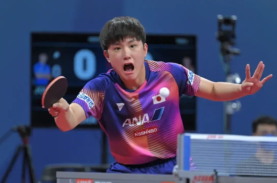 中国乒乓球队逆转法国乒乓球队，张本智和制霸全场