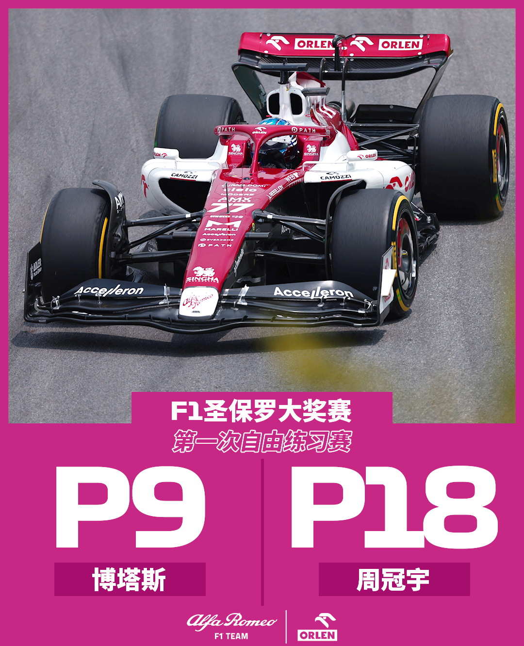 阿斯顿马丁碾压雷诺车队，周冠宇刷新纪录